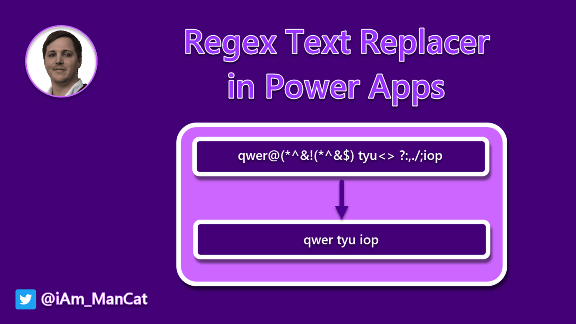Remove characters from strings using Regex in Power Apps iAm_ManCat Blog