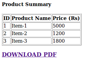 Html To Pdf Converter Library