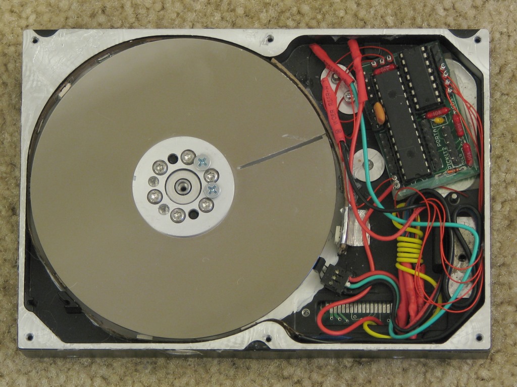 LED Hard Drive Clock 3.5"