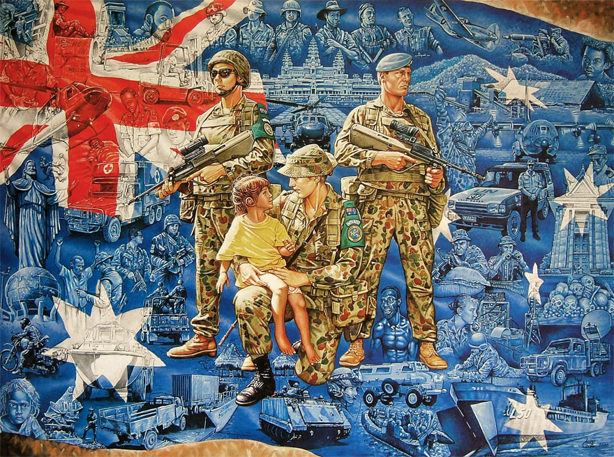 Army Art and Military Artworks by Australian Artist Ian Coate