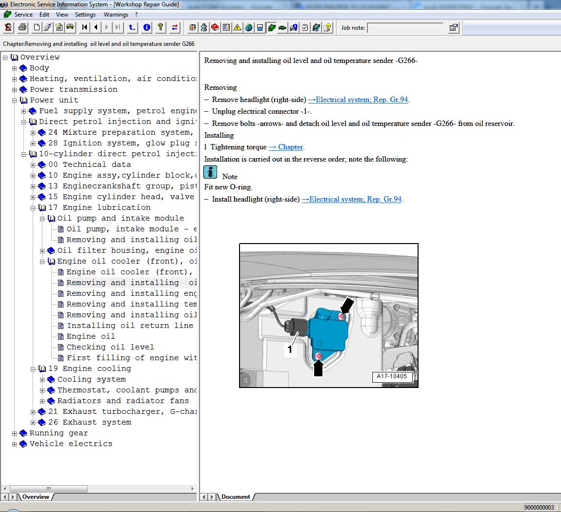 Radiator Accessories NEW GENUINE AUDI R8 20072016 RS6 20082011 ENGINE OIL LEVEL SENSOR