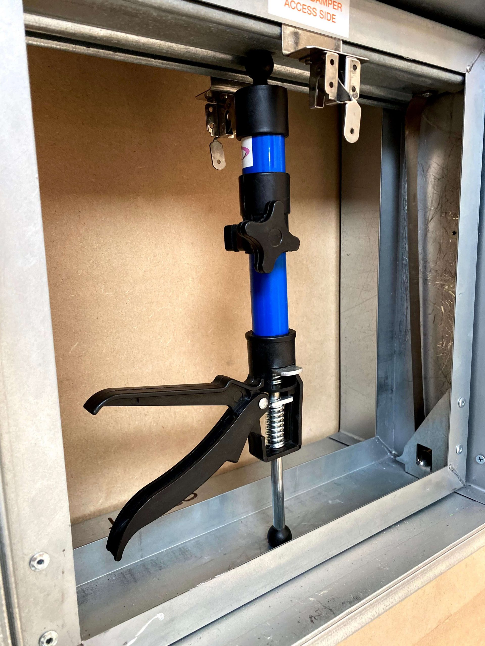 MK 2 Fire Damper Reset Tool IAQ Services Shop