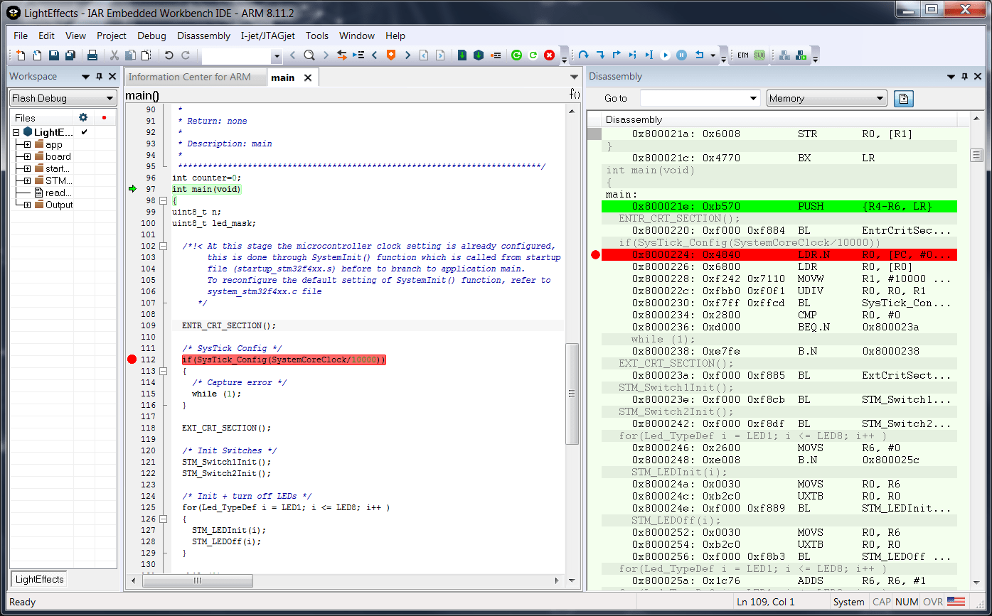 Making the best use of the available breakpoints IAR