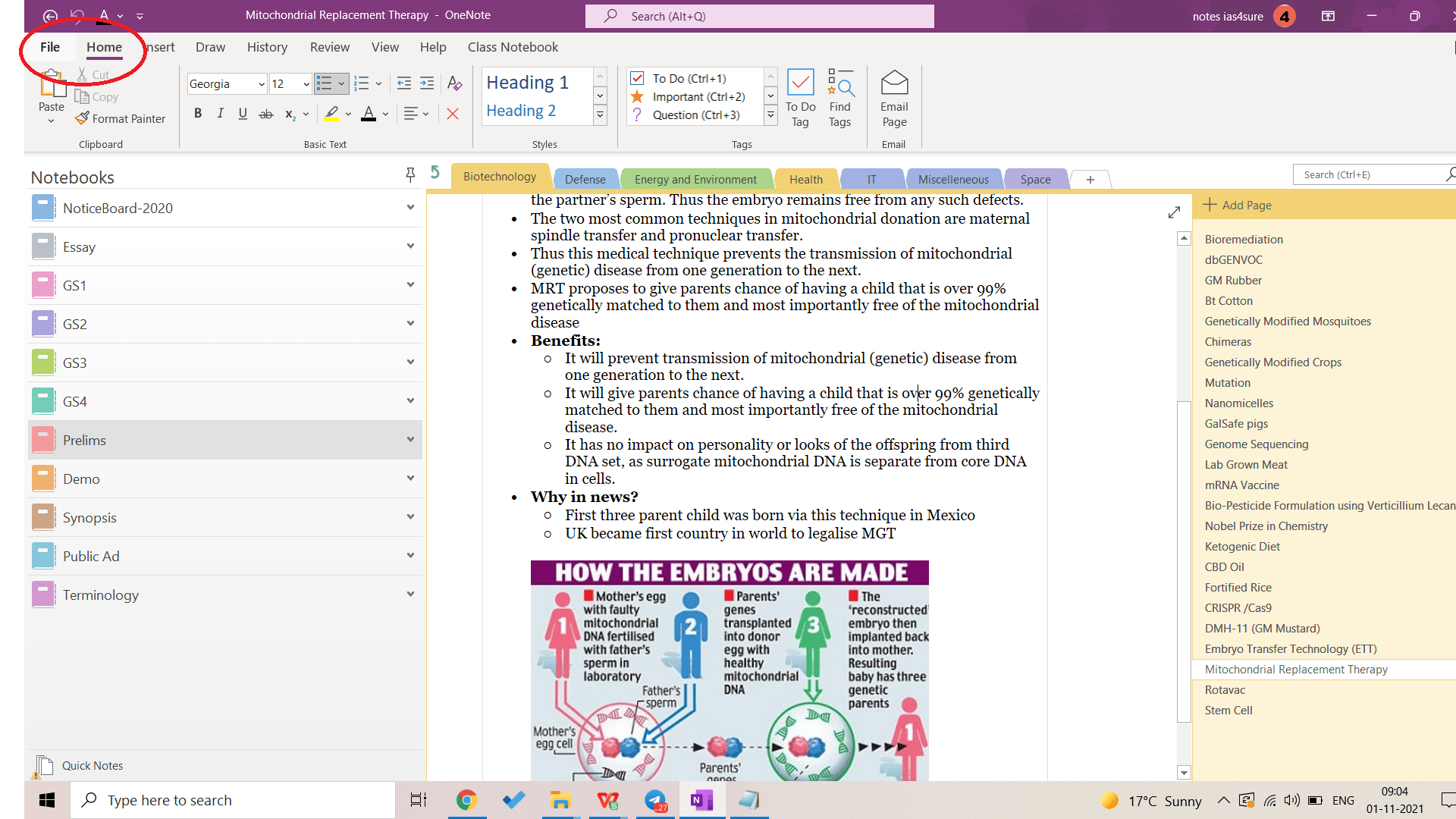 How to access shared notes in Onenote? IAS4Sure