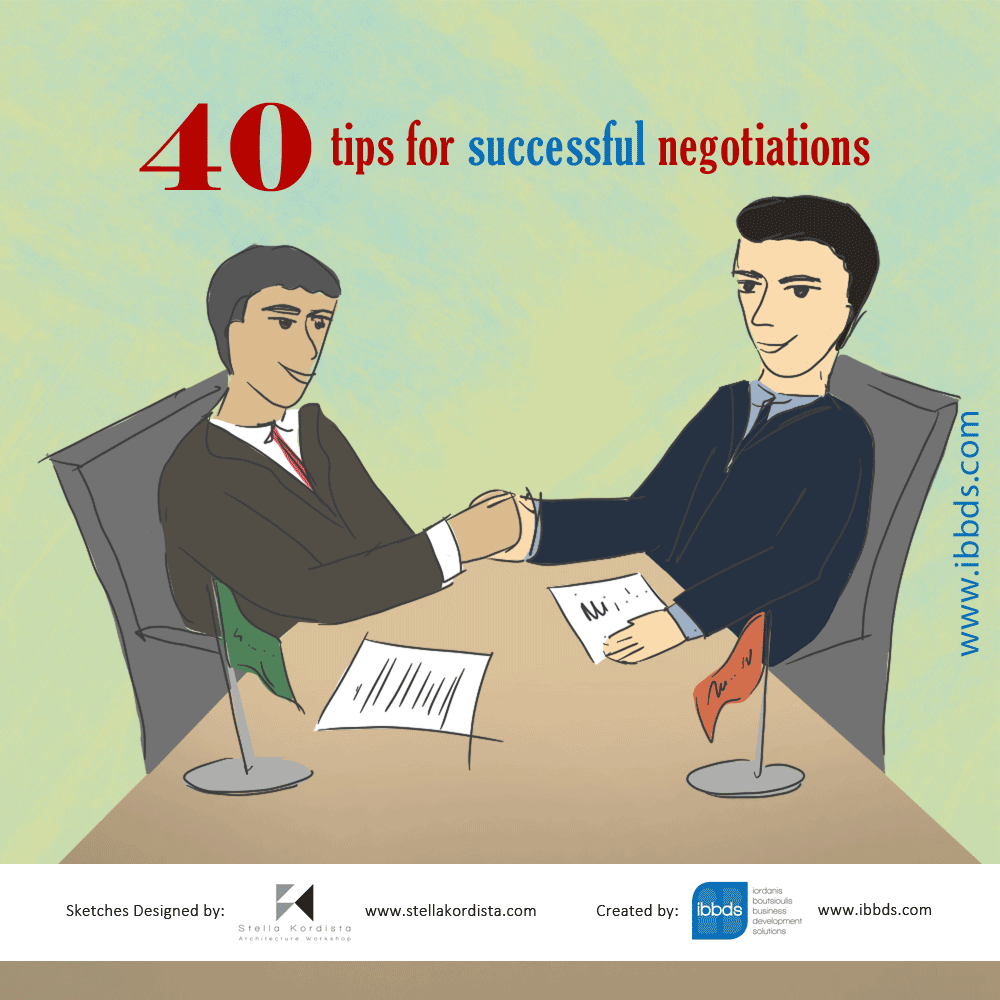 40 Tips for Successful Negotiations by ibbds
