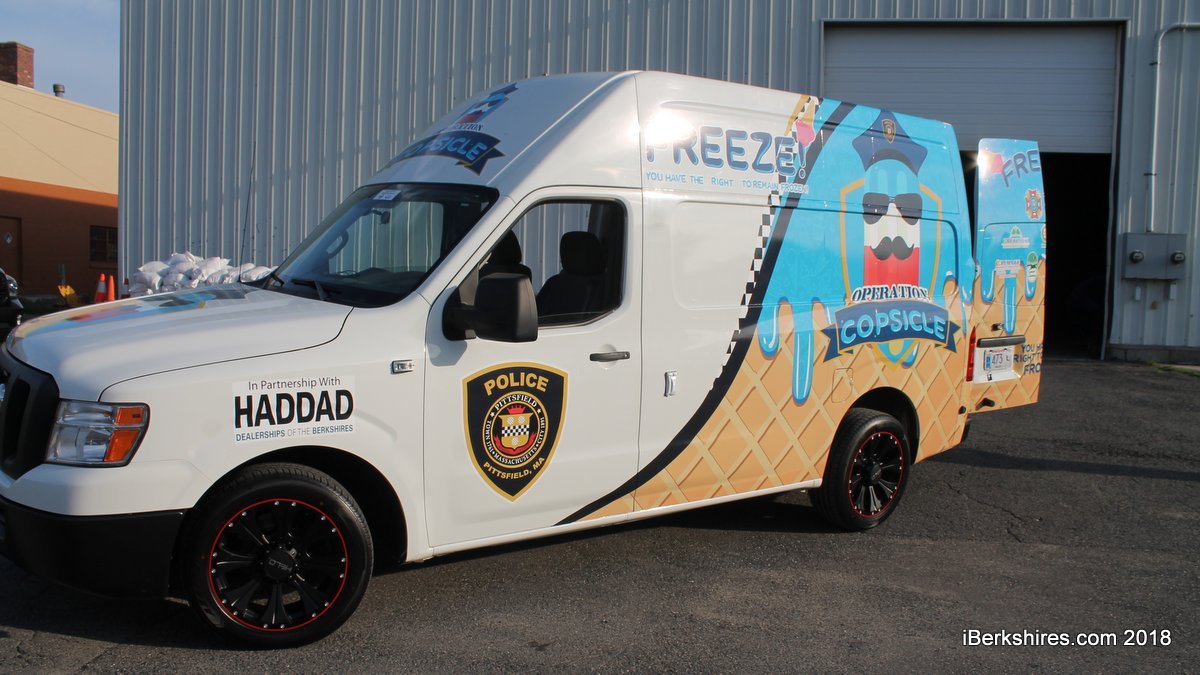Pittsfield Police's New Ice Cream Truck Debuts At Parade / The Berkshires