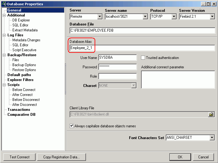 the database experts Doc/Alias