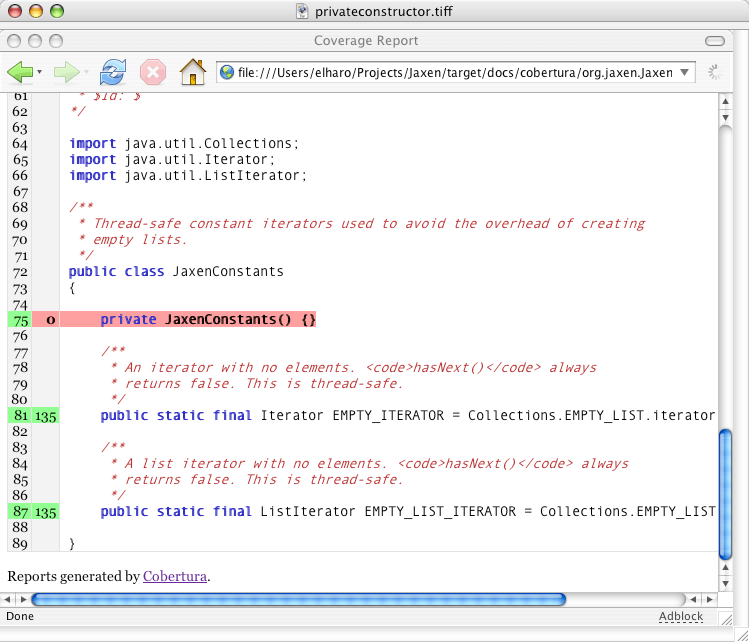 Measuring JUnit Code Coverage