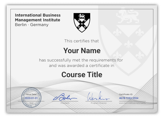 Change Management Online Course & Certificate IBMI