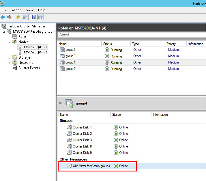 IBM Storage Enabler for Windows Failover Clustering Version 1.2.0