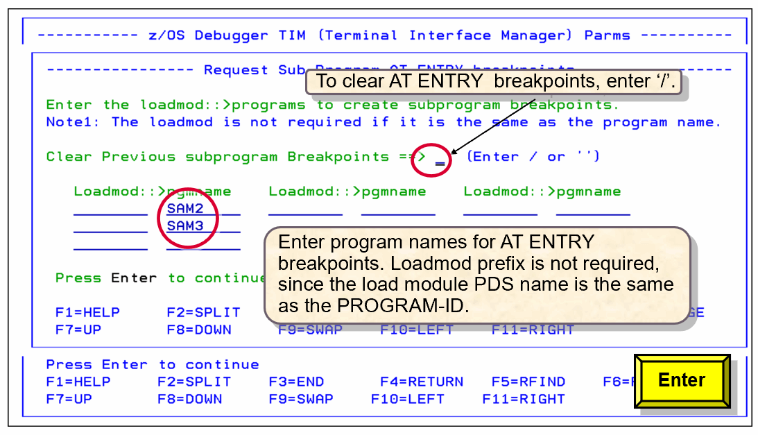 IBM z/OS Debugger JCL Wizard Debugging a Language Environment program
