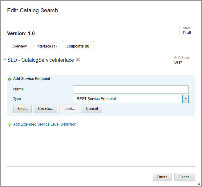 Defining the REST service endpoints
