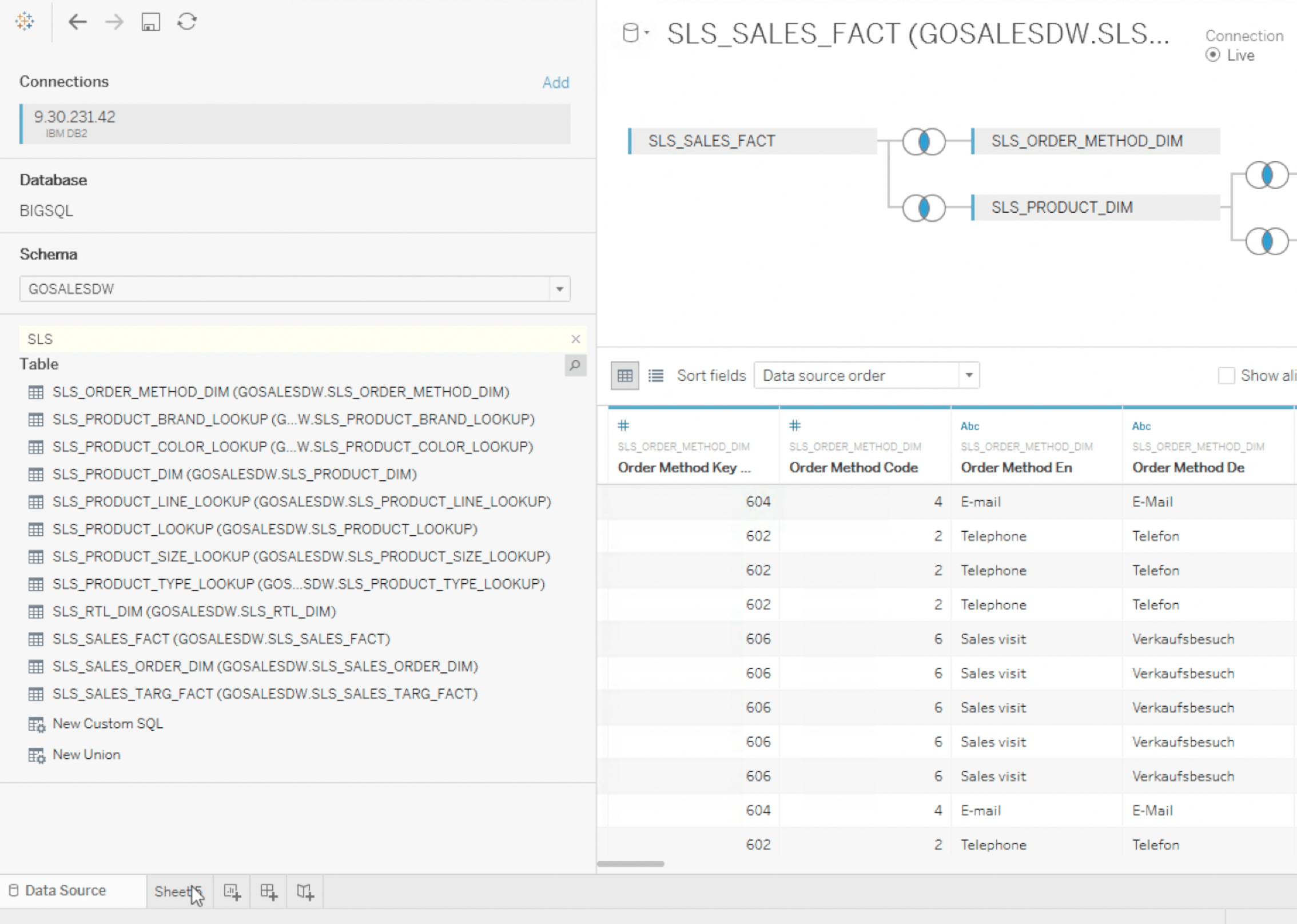Integrating with Tableau