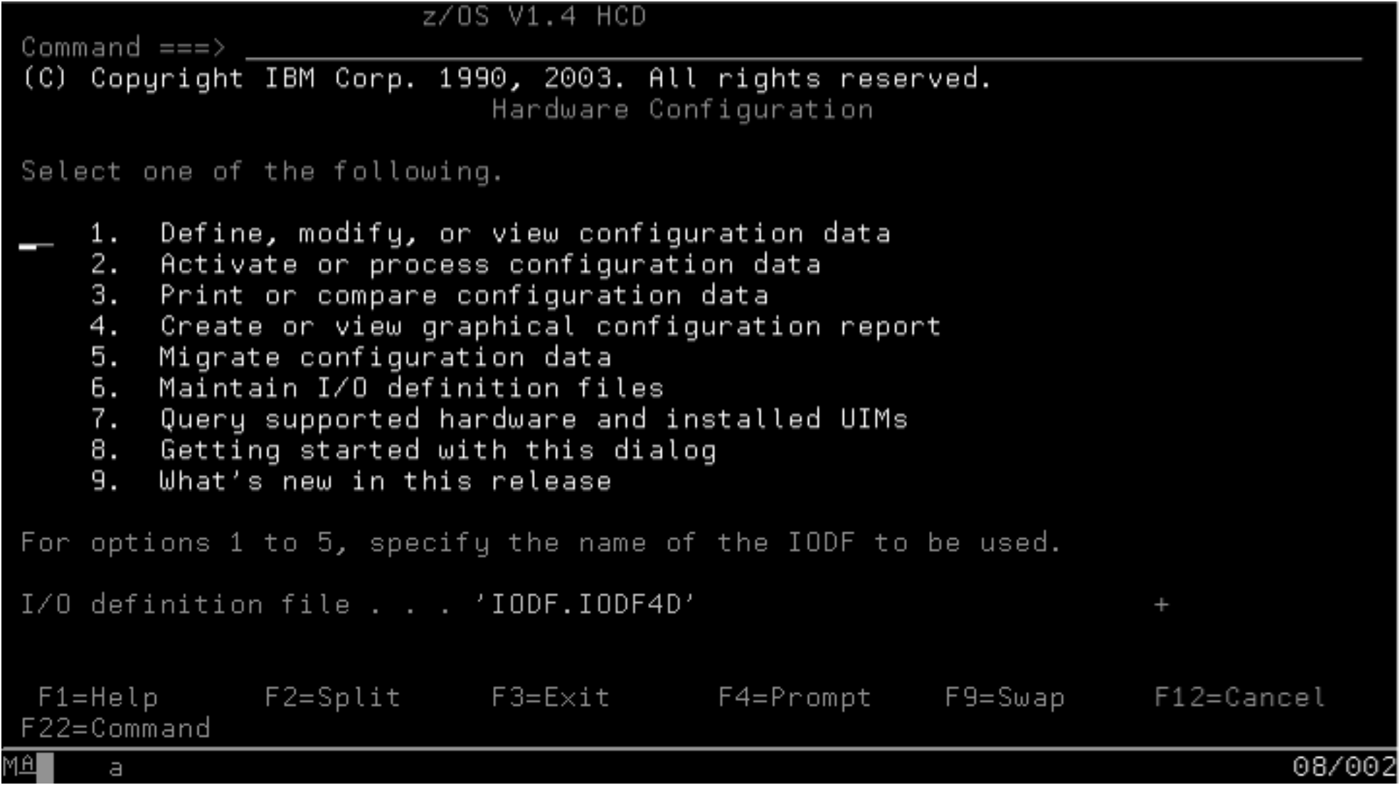 Steps for defining an OSC CHPID via HCD
