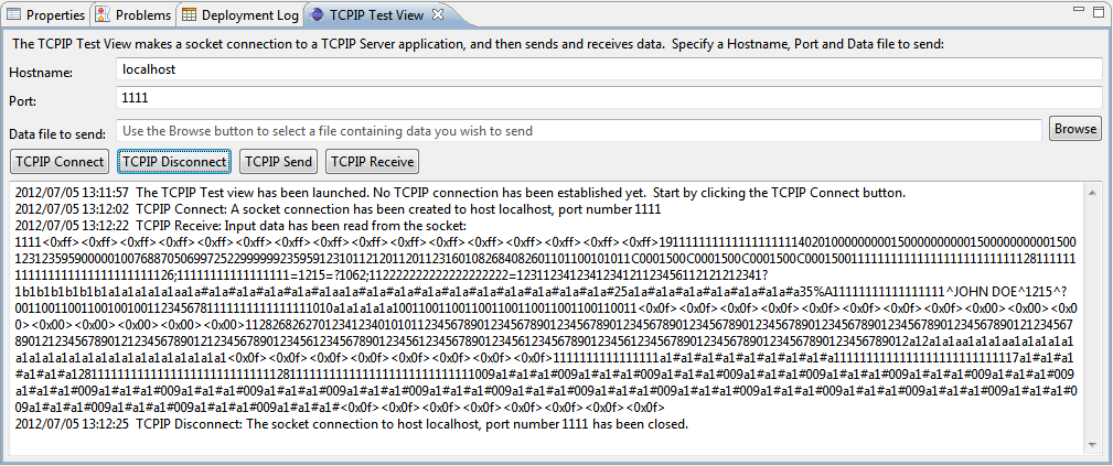 Running the ISO8583 sample