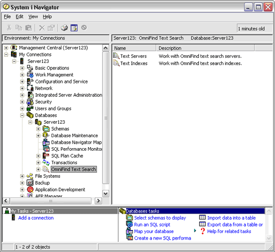 Using System i Navigator