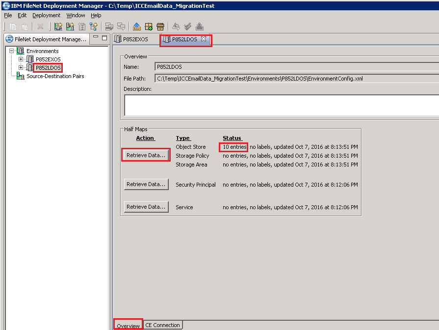 How to Use Deployment Manager to Migrate IBM Content Collector