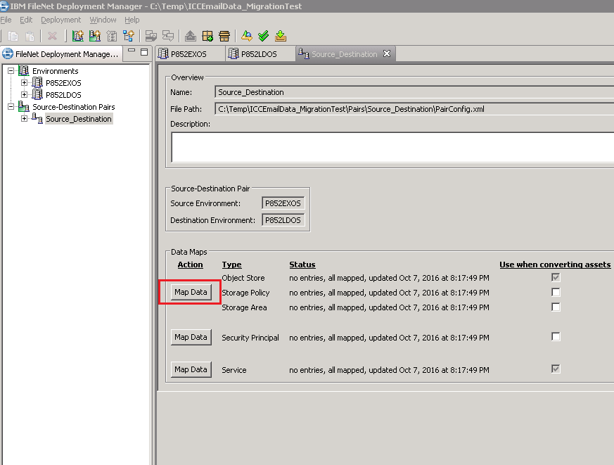 How to Use Deployment Manager to Migrate IBM Content Collector