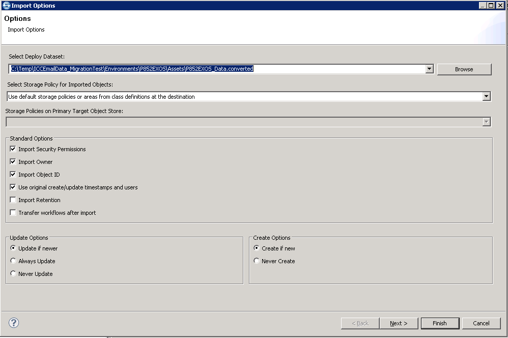 How to Use Deployment Manager to Migrate IBM Content Collector