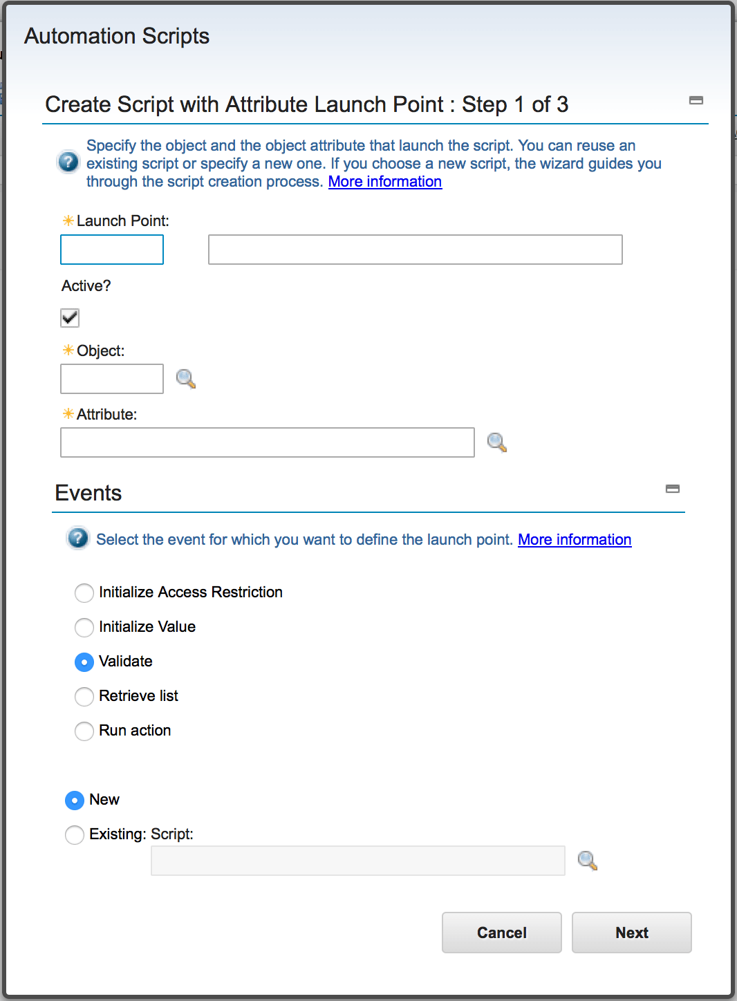 An Overview of Automation Script Launch Points and Sequentially Ordered