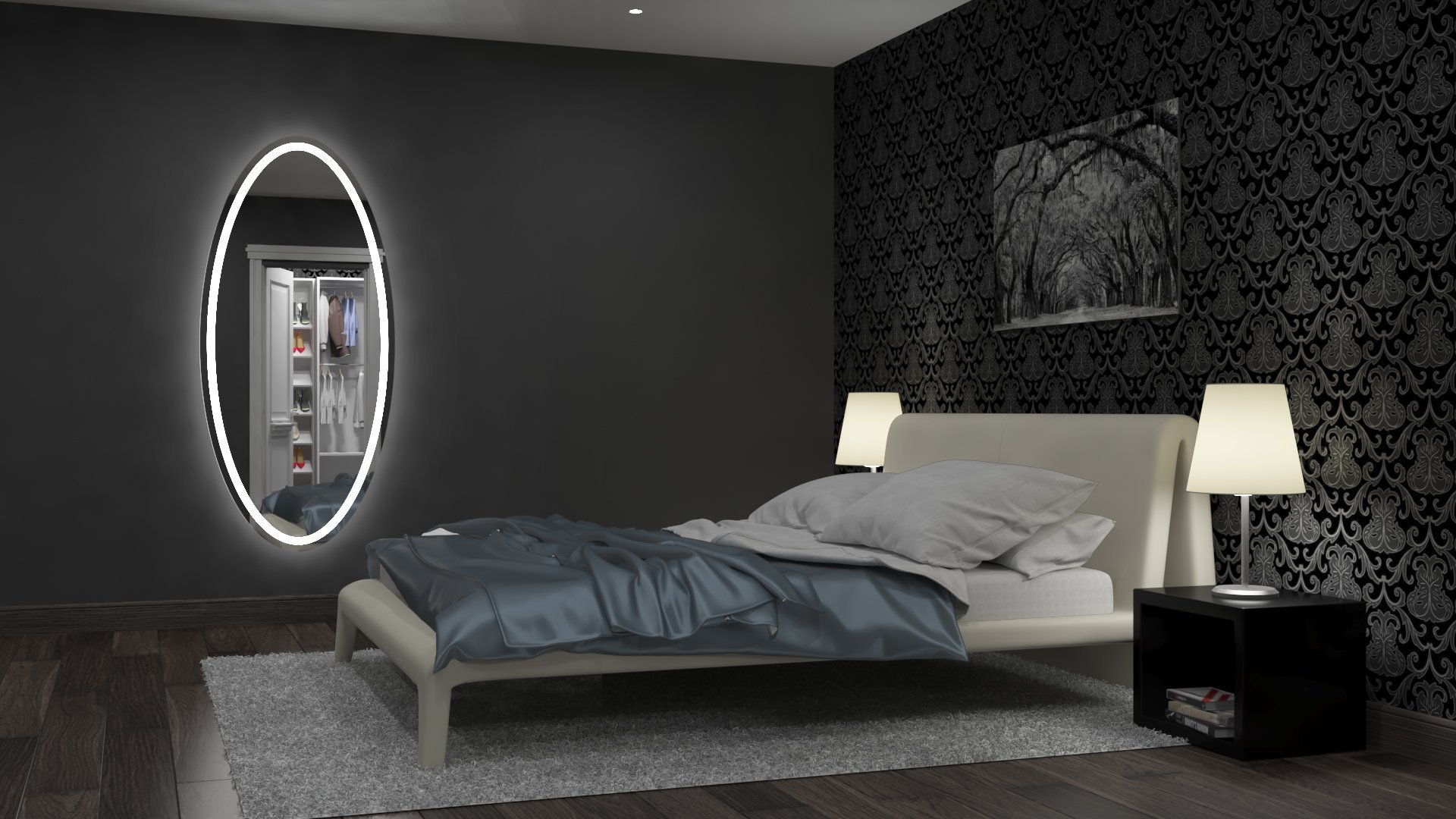 Dressing Lighted Mirror Tokyo 70 X 32