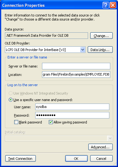 InterBase and Firebird Developer’s manual for Visual Studio Net. Part 1.  Introduction to ADO.NET — Firebird and InterBase providers for OLE DB and  ADO.NET