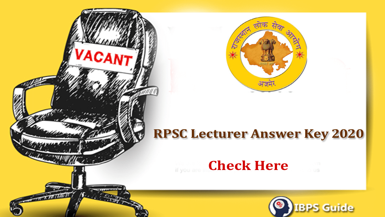 RPSC Lecturer Answer Key 2020 Released Download Here