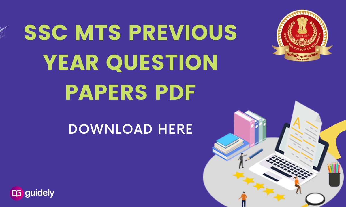 SSC MTS Previous Year Question Papers PDF Download Free PDF here