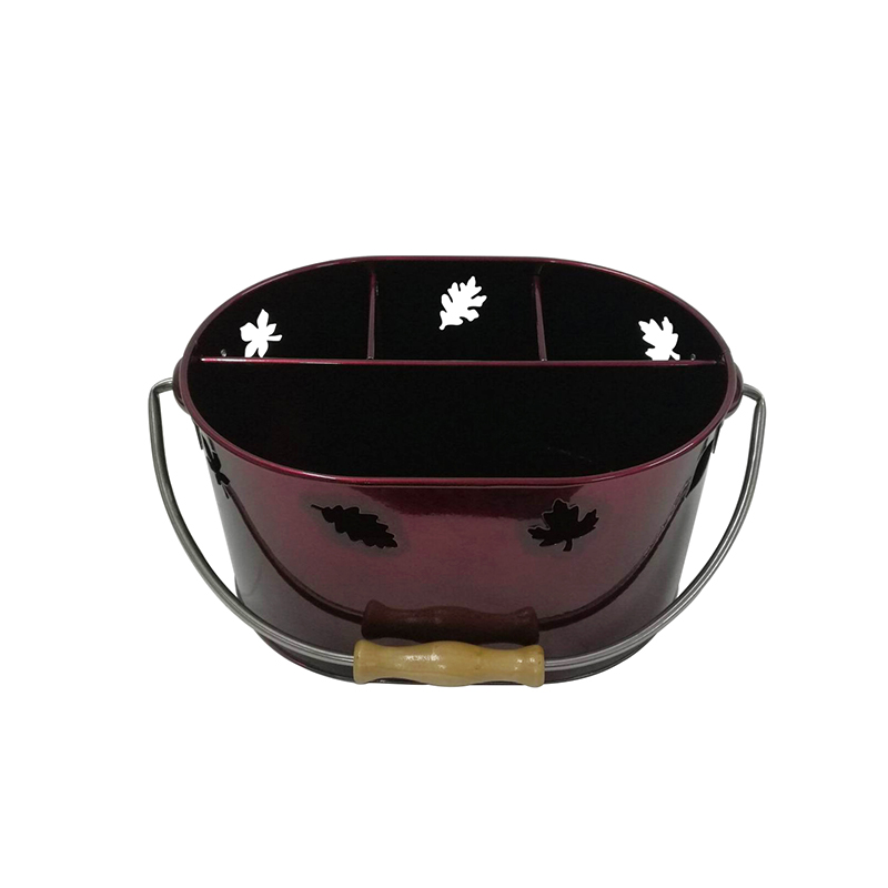 Galvanized Metal Picnic Caddy Utensil Caddy Buyrite Global LLCA