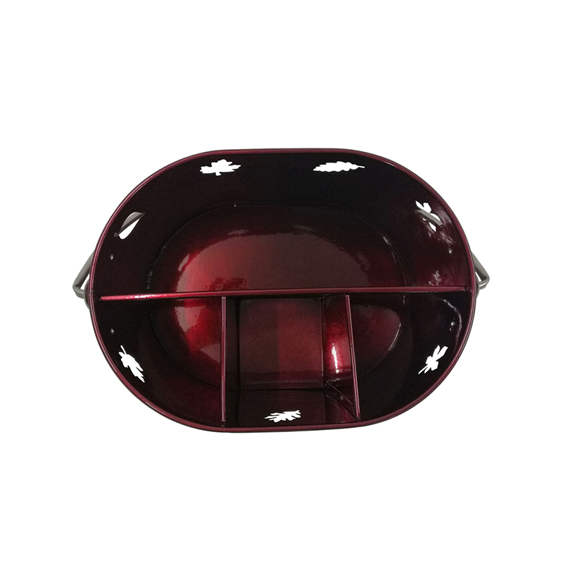 Galvanized Metal Picnic Caddy Utensil Caddy Buyrite Global LLCA