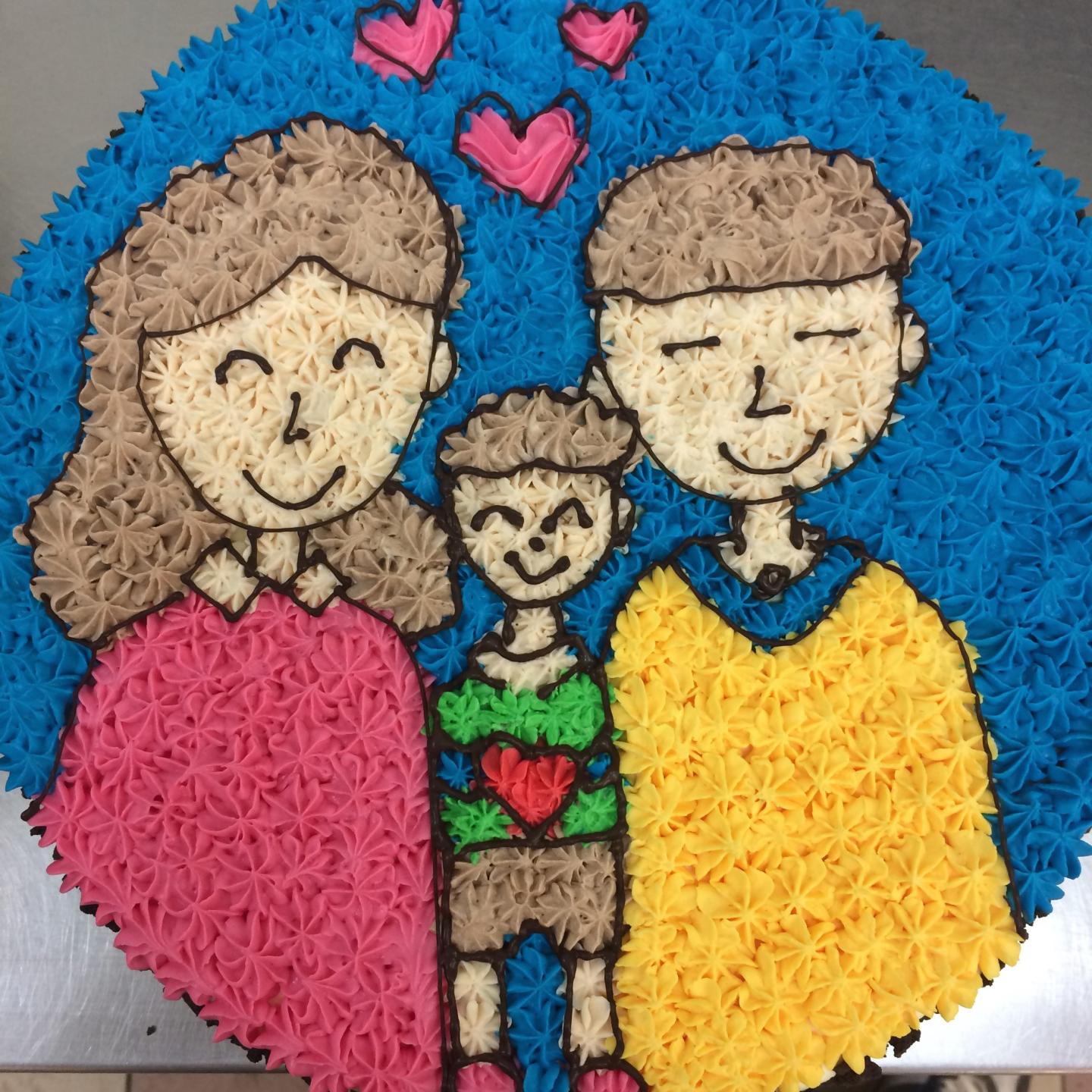 Family Cake iCake Custom Birthday Cakes Shop Melbourne