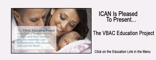 International Cesarean Awareness Network » Education. Support. Advocacy.
