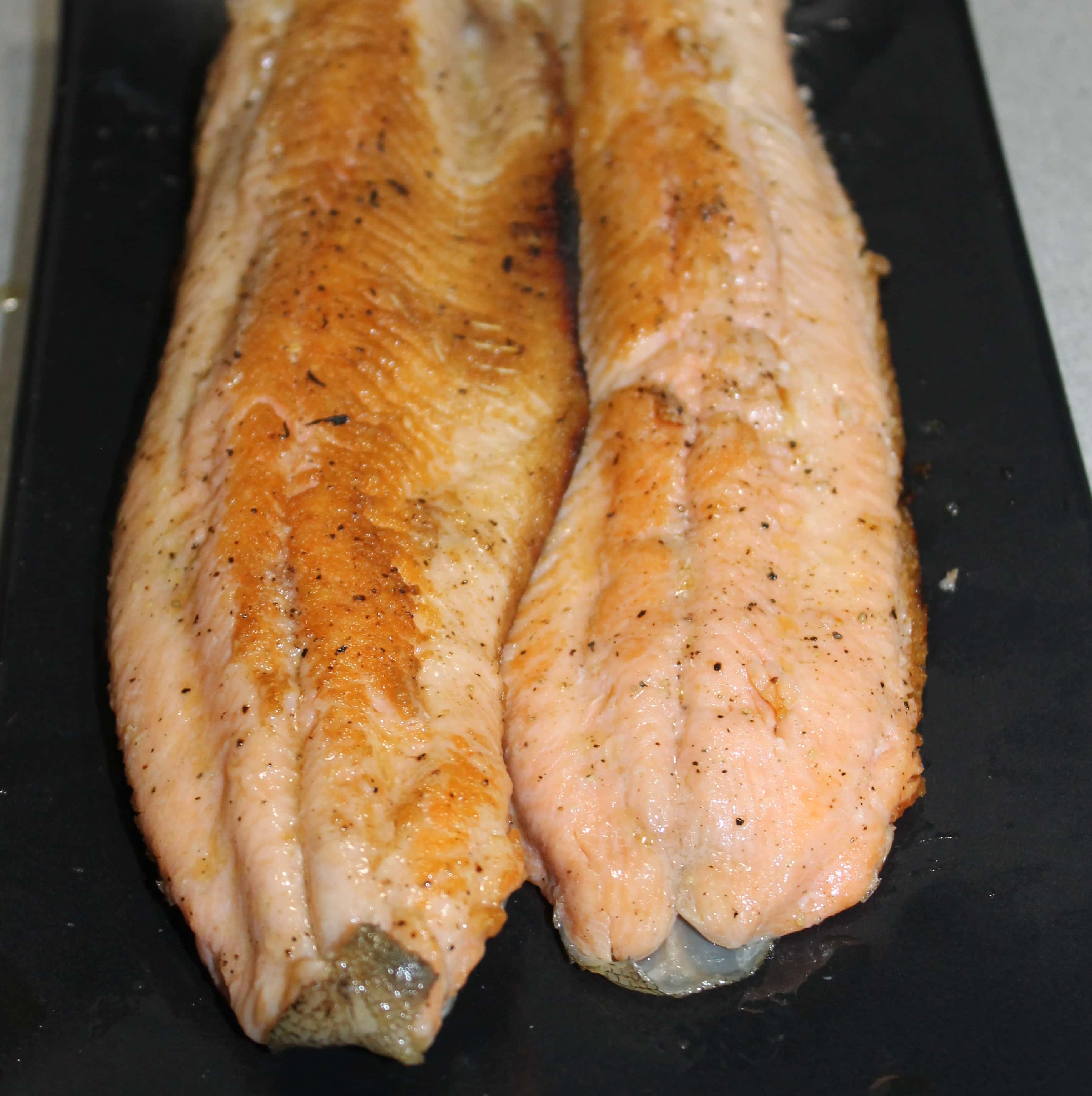 Crispy Trout with Warm ParsleyCaper Vinaigrette Recipe I Can Cook That