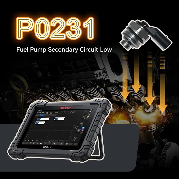 P0231 Code Fix: Fuel Pump Secondary Circuit Low Diagnosis