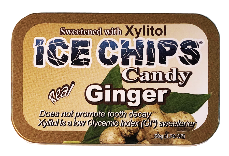 Ice Chips Candy ICE CHIPS® Ginger Xylitol Candy