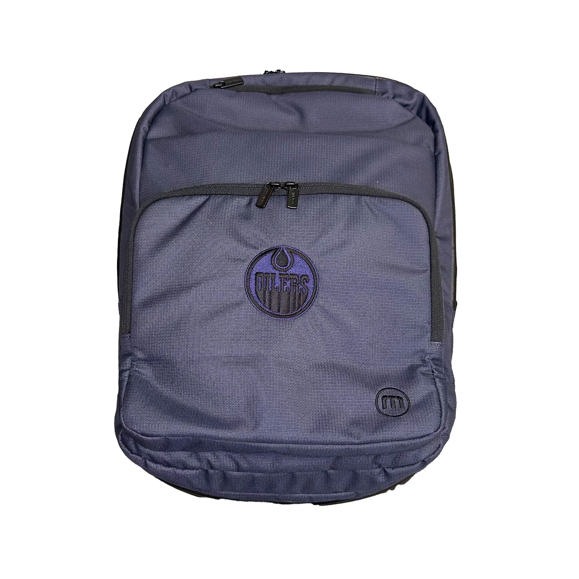 Edmonton Oilers TravisMathew Blue First Class Backpack ICE District