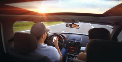Motorists admit taking their eyes off the road - to use their phones and attempt sex acts