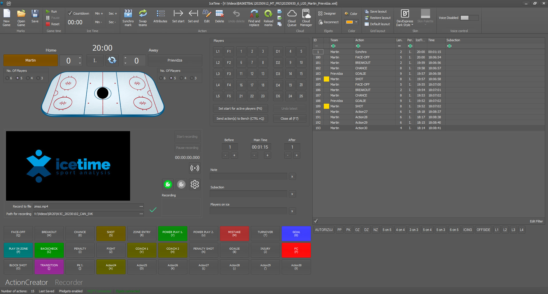 Hockey Video Analysis