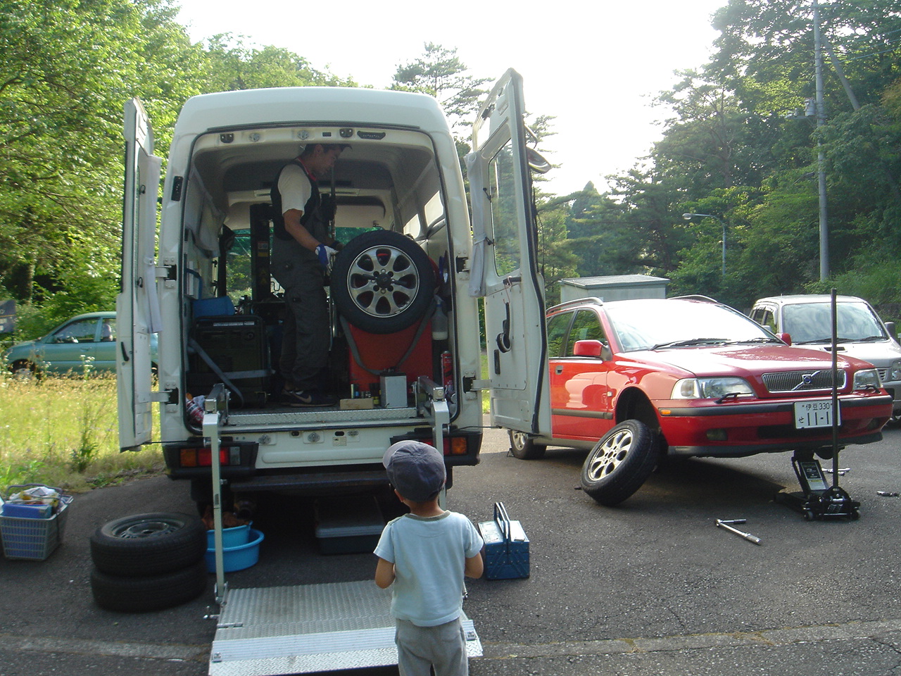 タイヤ 出張交換