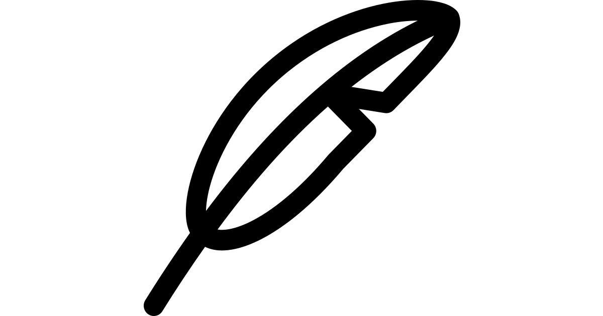 Feather free vector icon Iconbolt