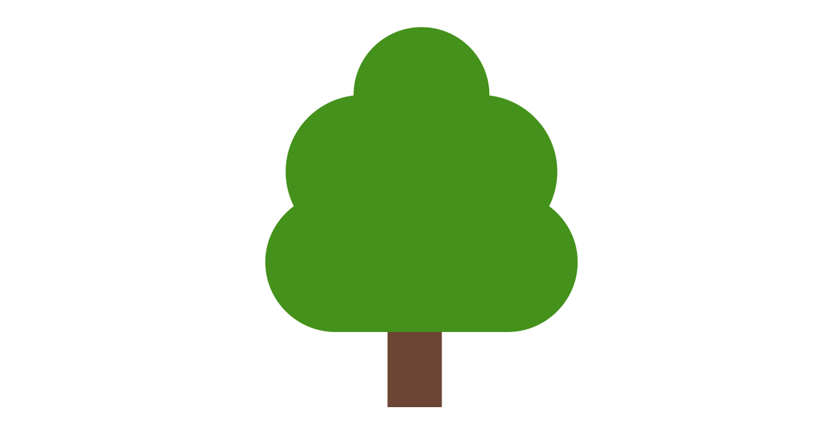 Deciduous tree free vector icon Iconbolt