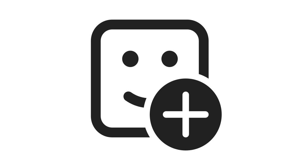 Sticker add free vector icon Iconbolt