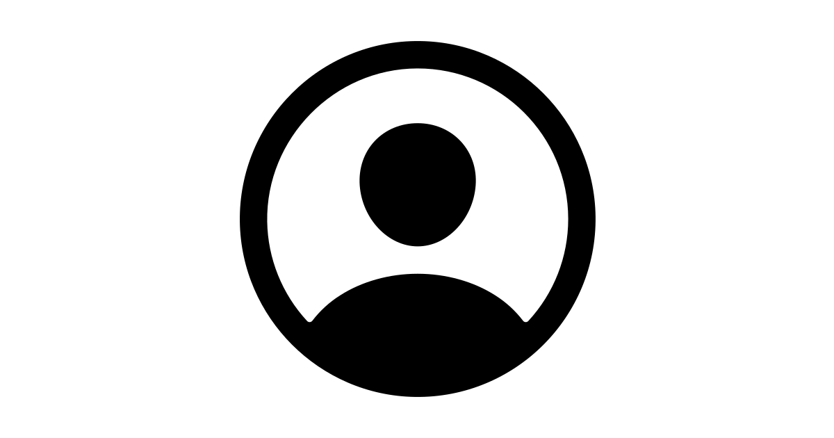 Person circle free vector icon Iconbolt