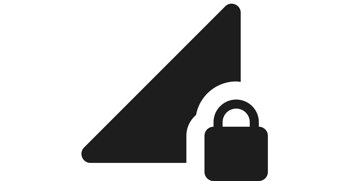 Network locked free vector icon Iconbolt
