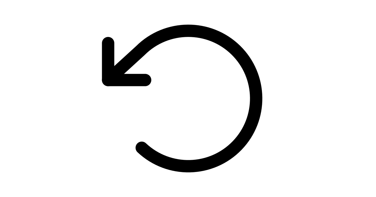 Arrow counter clockwise free vector icon Iconbolt