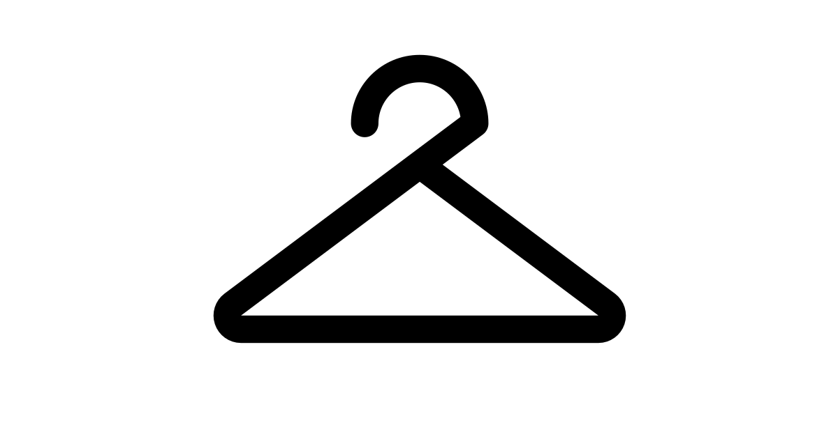 Coat hanger free vector icon Iconbolt
