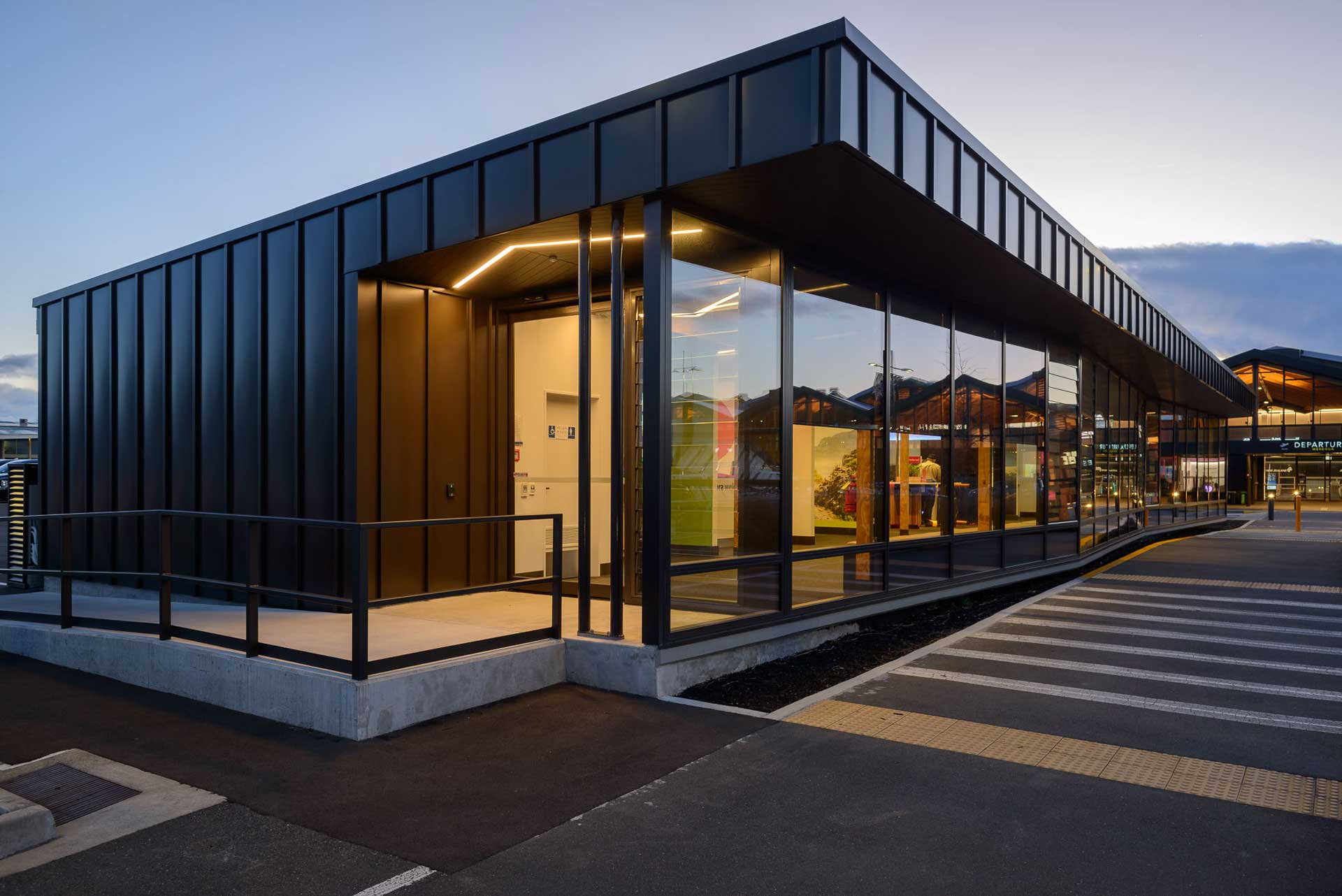 Airport Car Rental Kiosk Iconic Cladding