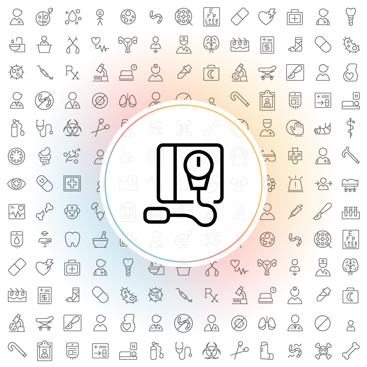 Blood pressure monitor Icons - Iconshock