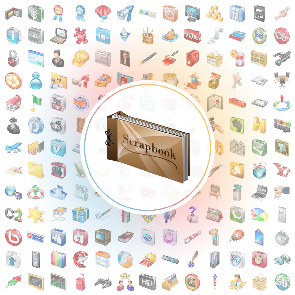 Scrapbook Icons Iconshock
