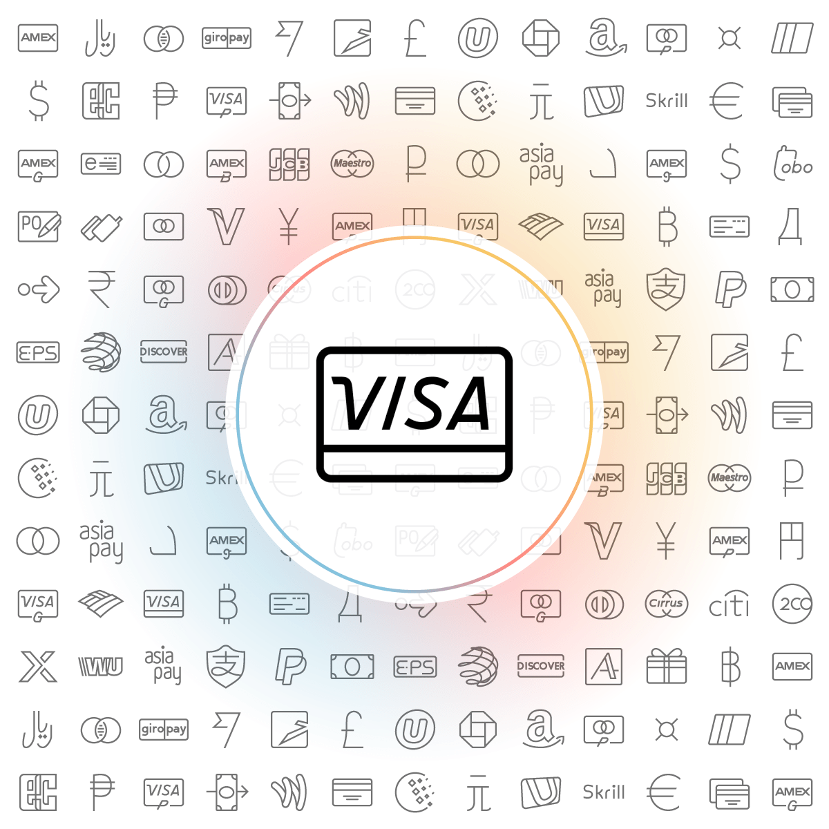 Visa electron Icons Iconshock